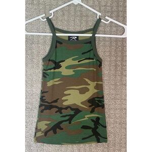 Rothco Green and Brown Vest Strappy Cami Camoflauge XS